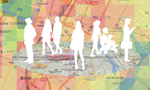 分析結果を地図上で可視化
