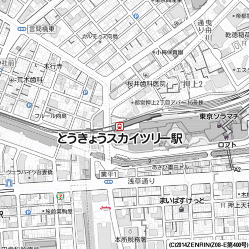 市街図(モノクロ)