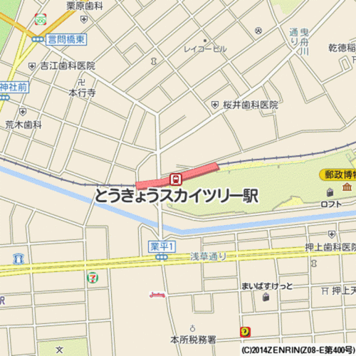 市街図(道路)