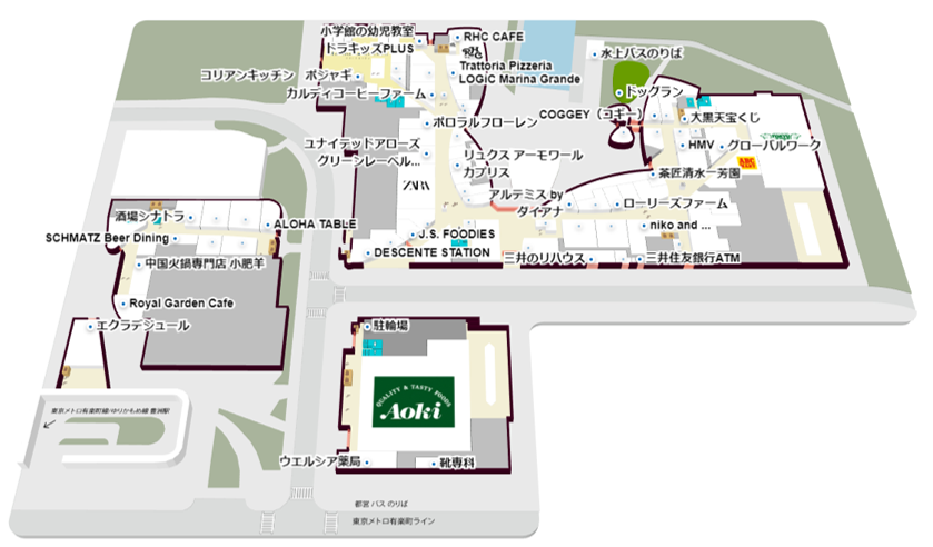 アーバンドック ららぽーと豊洲Mappedinマップ