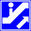 上りエスカレータ